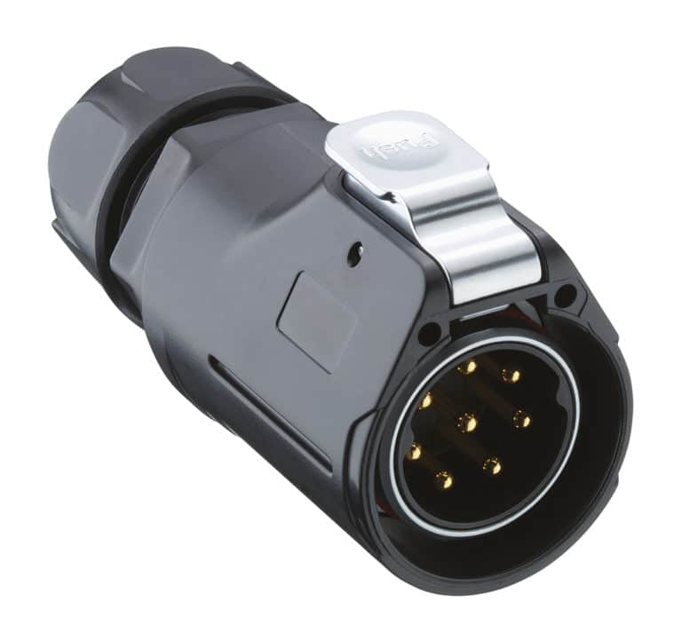 Circular Power Connector Plug, Size 28, 0254 Series Easby Electronics