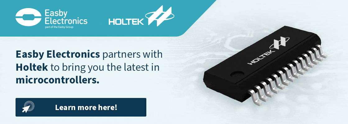 Easby Electronics partners with Holtek to bring you the latest in microcontrollers